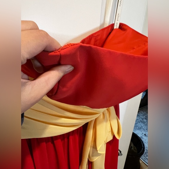 Alfred Angelo Strapless Bridesmaid Gown Size 14 - Picture 2 of 11